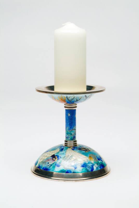 Millennium Candleholder by Maureen Edgar