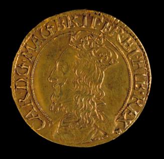 Gold Quarter-Unit, Charles I, Third Coinage