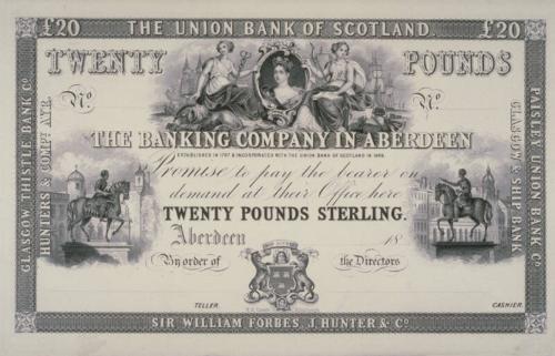 Twenty-Pound Note (Printer's Proof:Bkg.Co.In Abdn)