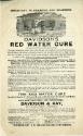 Advert for Red Water Cure