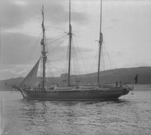 the schooner 'Ville d'Ostende' in Aberdeen Harbour