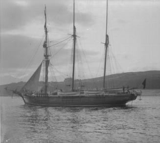 the schooner 'Ville d'Ostende' in Aberdeen Harbour