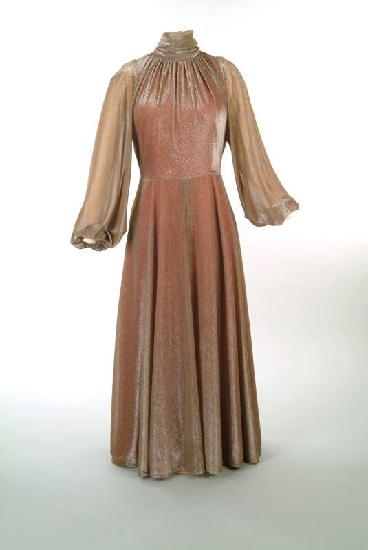 Lurex Knit Hostess Gown