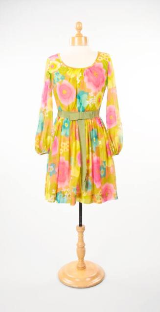 Long Sleeved Floral mini dress