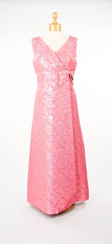 Bright Pink Lurex Dress