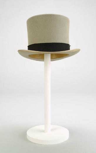 Grey Top Hat And Box