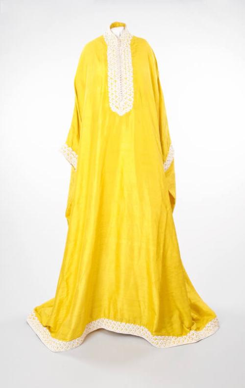 Acid Yellow Silk Kaftan