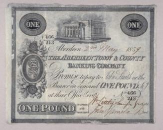 One Pound Note (Aberdeen Town & County Bank)