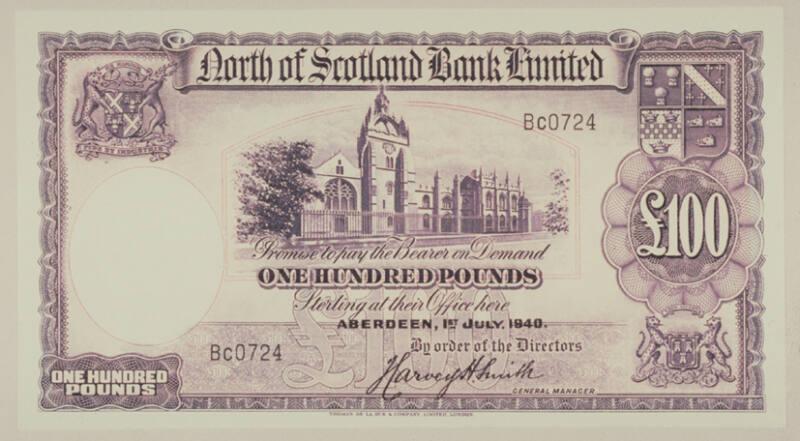One Hundred Pound Note (N.Of Scot. Bank Ltd.)