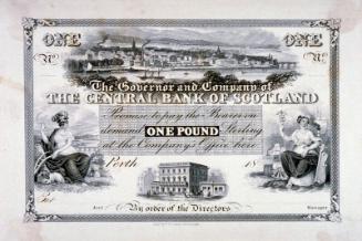 Proof One Pound Note (Central Bank of Scotland)