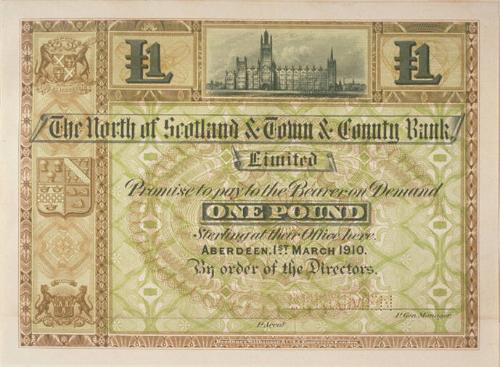 One-Pound Note (Colour Trial: Nth.Of Scot.)