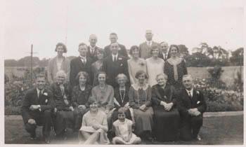 Relatives of Christine Norrie Adams, 1st August 1930 
