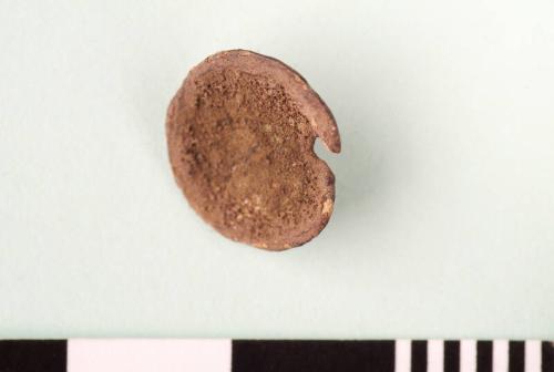 Copper alloy button from Rattray