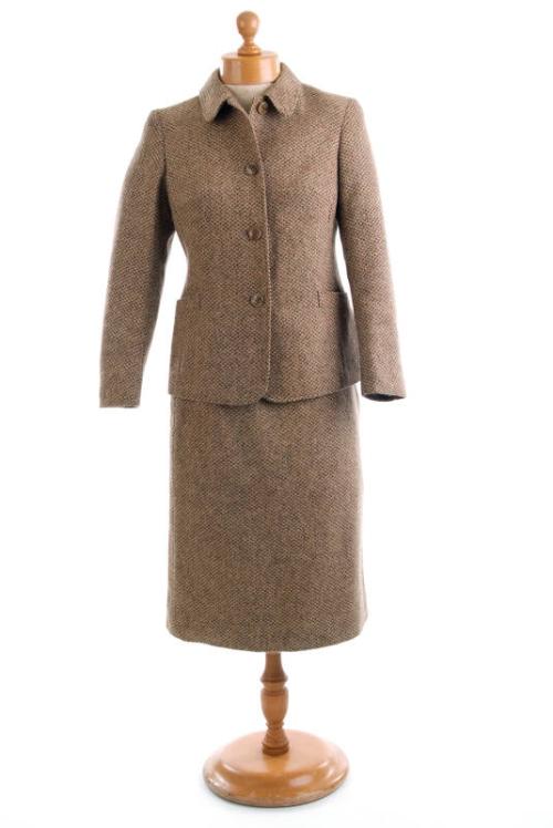 Crombie Tweed Skirt Suit