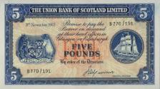 Five Pound Note (Union Bank of Scotland)