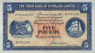 Five Pound Note (Union Bank of Scotland)