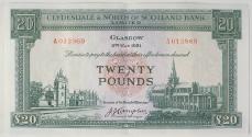 Twenty-pound Note (Clydesdale & North of Scotland Bank)