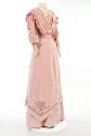 Dusky Pink Silk Wedding Dress