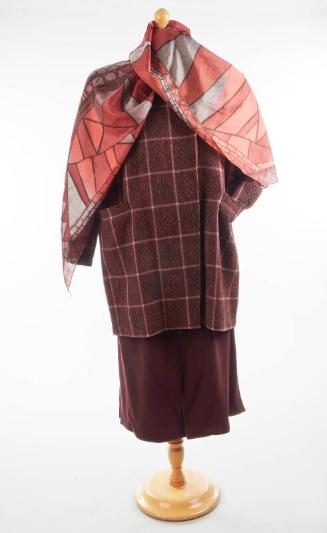 Aubergine Tweed Suit