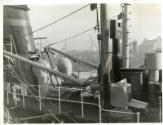 Photograph in album showing trawler Red Hackle
