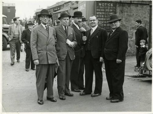 Shipyard directors on Fairtry's launch day