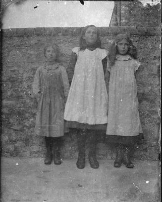 Three girls outdoors