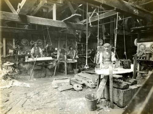 Photograph of Polishers' Shed at Victoria Granite Works