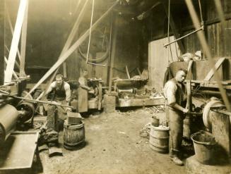 Photograph of Granite Turning (?) at Victoria Granite Works