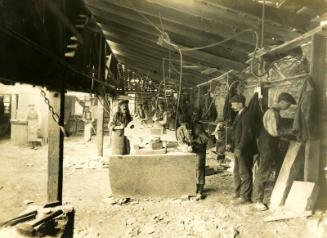 Photograph of Memorial Carving at Victoria Granite Works