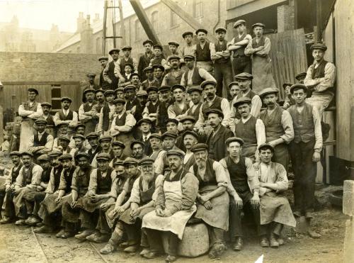 Photograph of Workmen at Victoria Granite Works