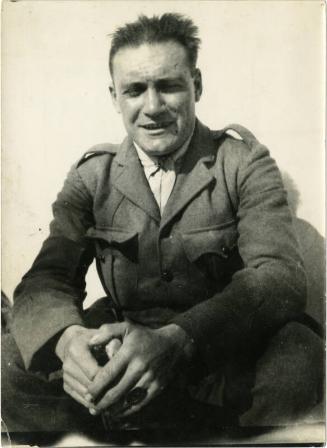 James McBey in Uniform