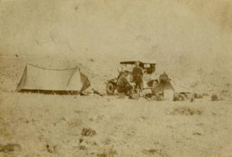 James McBey at Camp South of Jericho