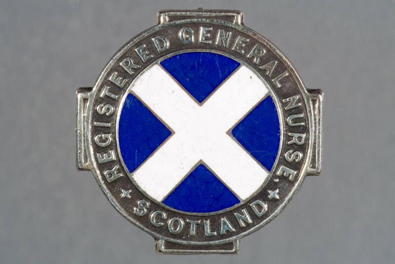 Registered General Nurse (RGN) Scotland Badge