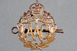 Queen Mary's Army Auxilliary Army Corps Cap Badge