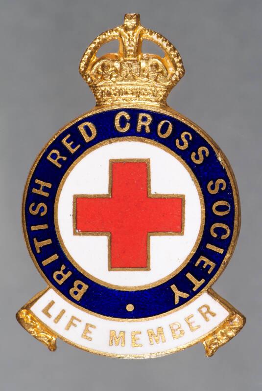 British Red Cross Society Life Member's Badge