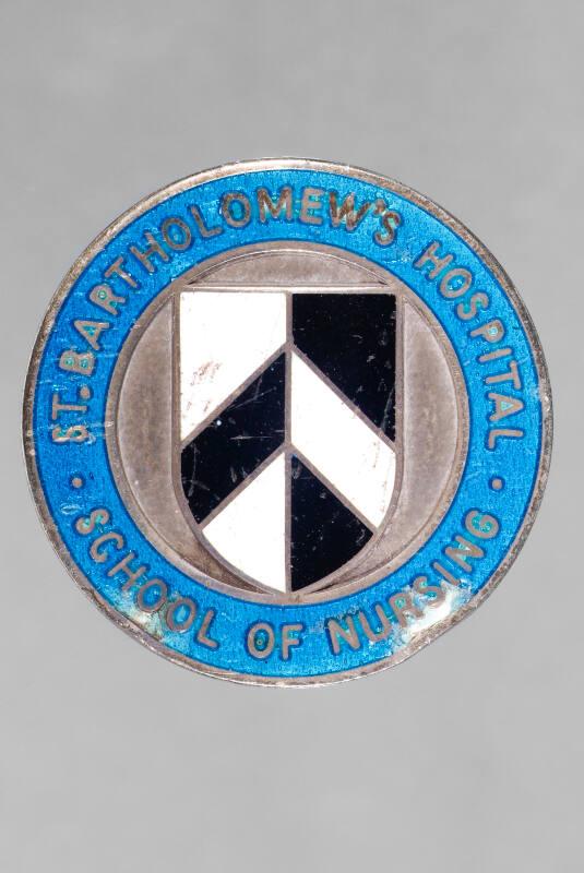 St Bartholemew's Hospital School of Nursing Badge