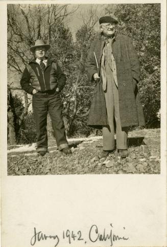 James McBey with Another Man in California