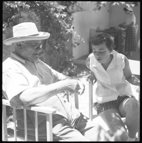 James McBey with Joan Loeb