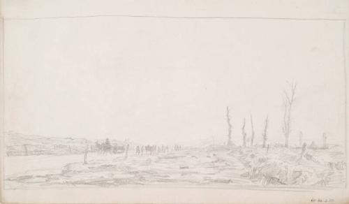 Road with Convoy of Troops