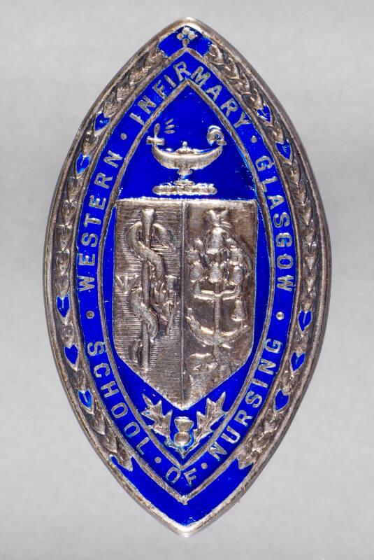 Western Infirmary Glasgow School of Nursing Badge