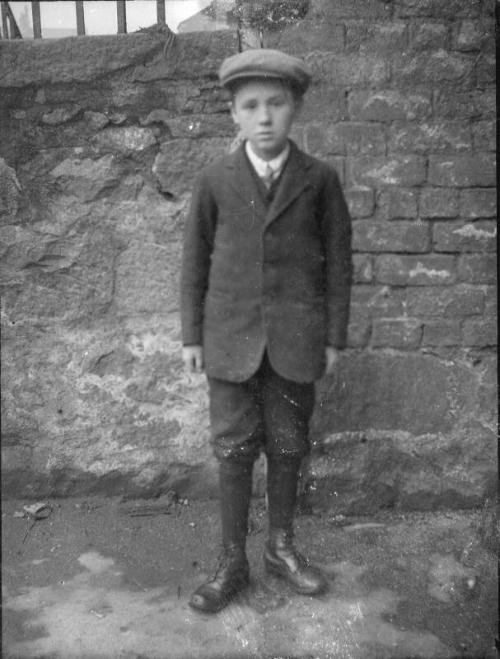 Boy Standing Outdoors