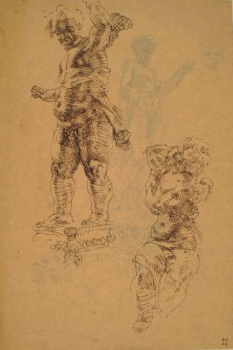 Two Studies of Bronze Putti by Alexander Fraser