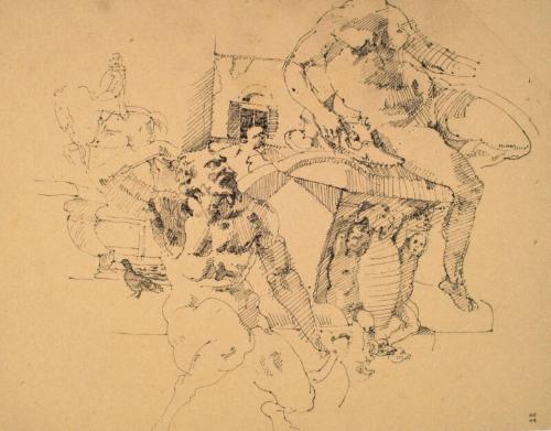 Neptune Fountain, Piazza della Signoria, Florence by Alexander Fraser 