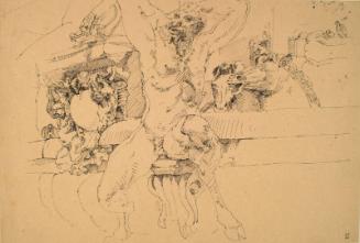 Satyr and Horse's Head, Neptune Fountain, Piazza della Signoria, Florence by Alexander Fraser 