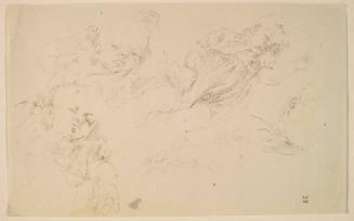 Studies of the Artist's Son Sleeping by Alexander Fraser