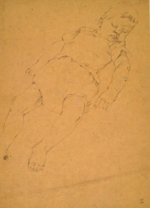 The Artist's Son, Sleeping by Alexander Fraser