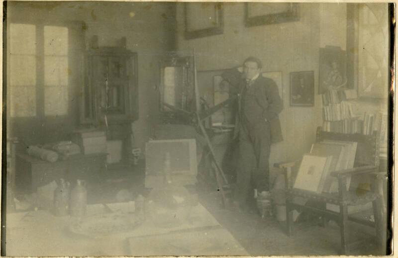 James McBey's First Studio (Early Photographs & Sketches)