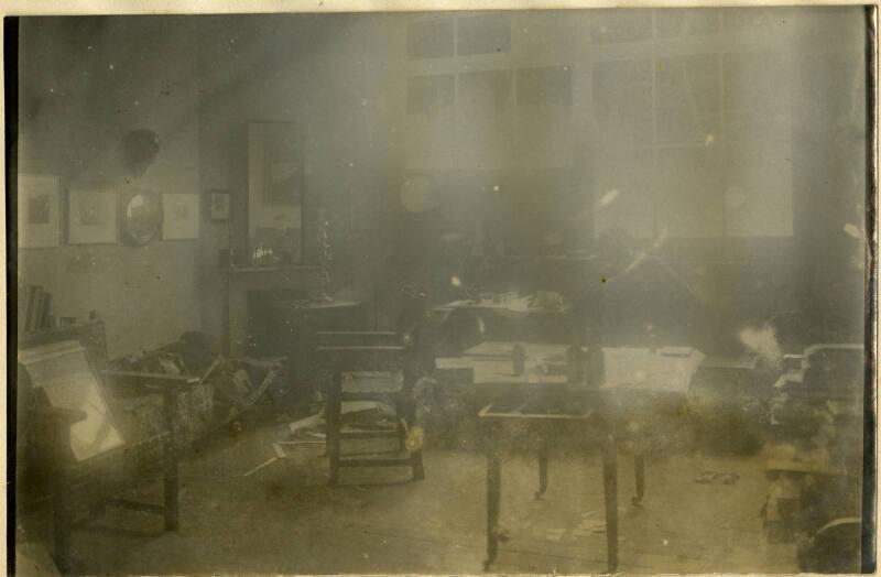 James McBey's First Studio (Early Photographs & Sketches)