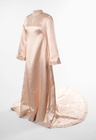 Cream Silk Wedding Dress