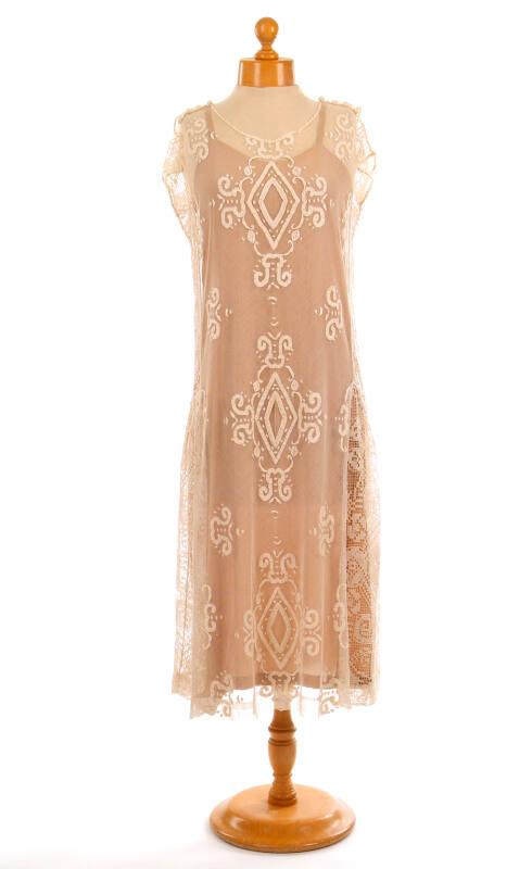 Lace Dress with Two Underskirts